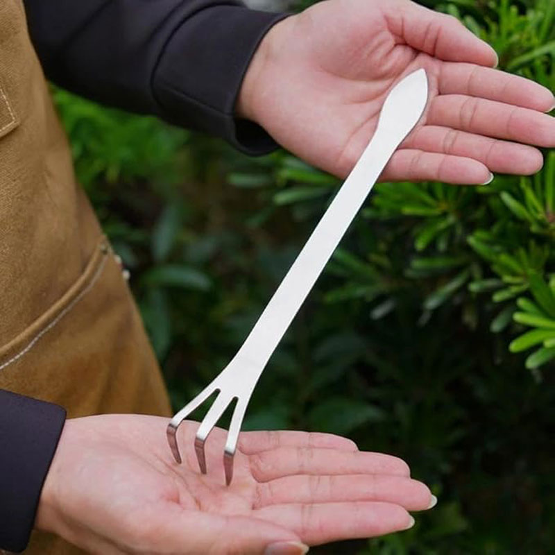 Gardening Tools For Home - Stainless Steel Root Rake Hand-held Bonsai