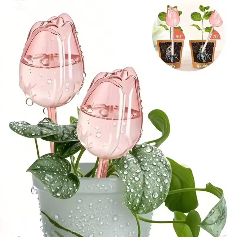Gardening Tools For Home - Transparent Thick PET Tulip Shaped Self