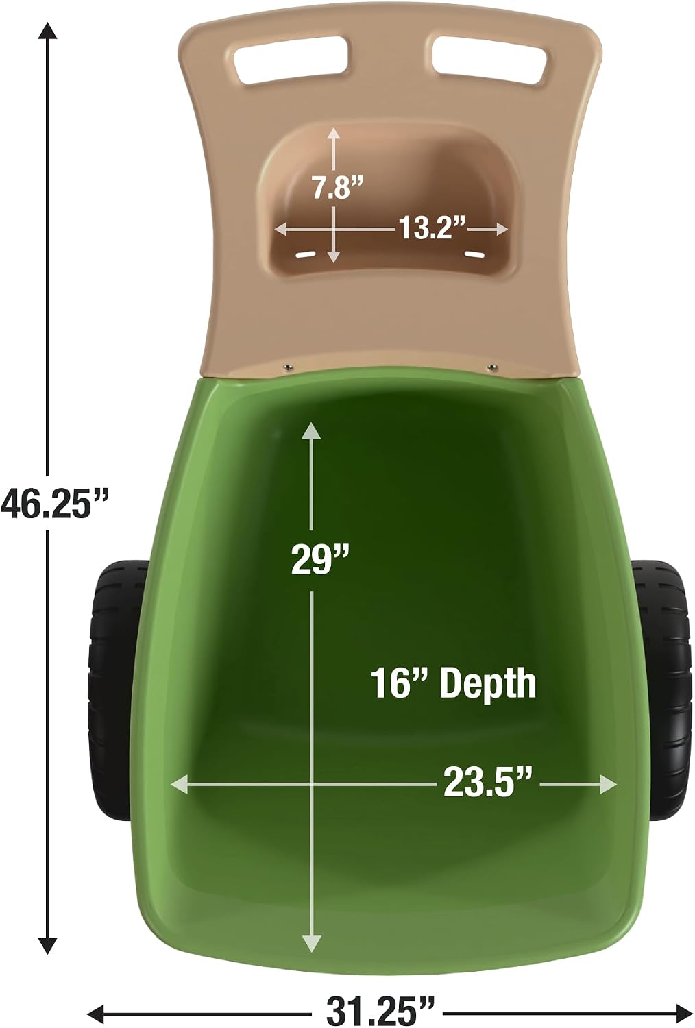 Durable Wheelbarrow Easy Haul  - Gardening Tools Made In Usa ulasan dan harga