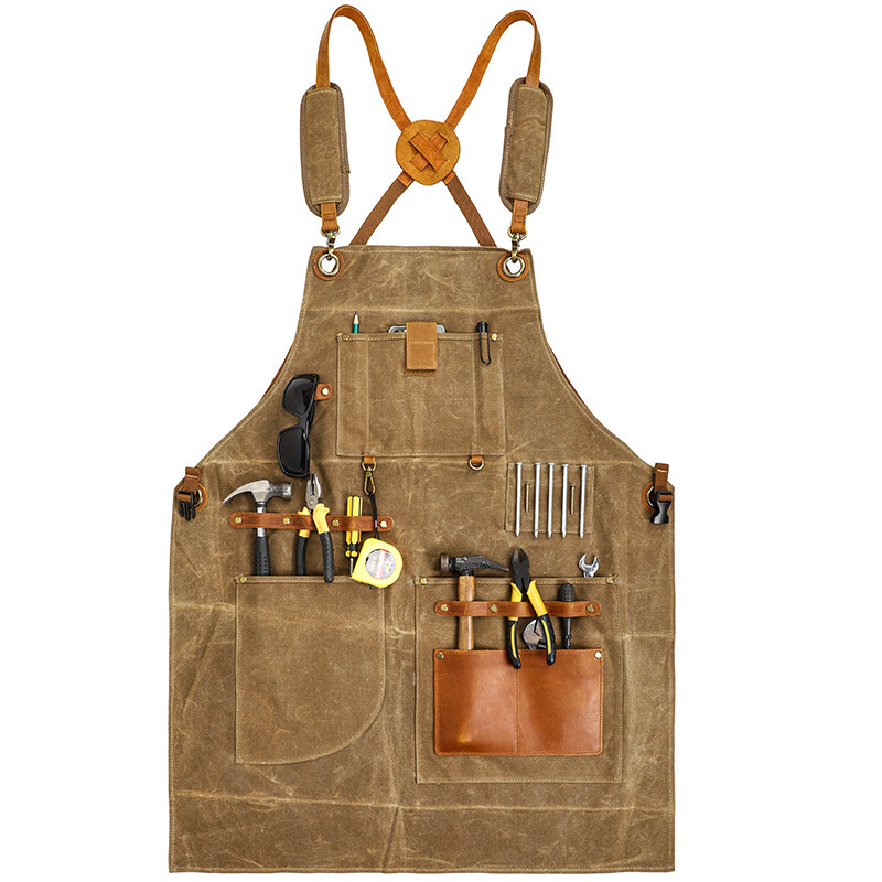 Heavy Industry Waxed Canvas Ap - Gardening Tools Logo ulasan dan harga