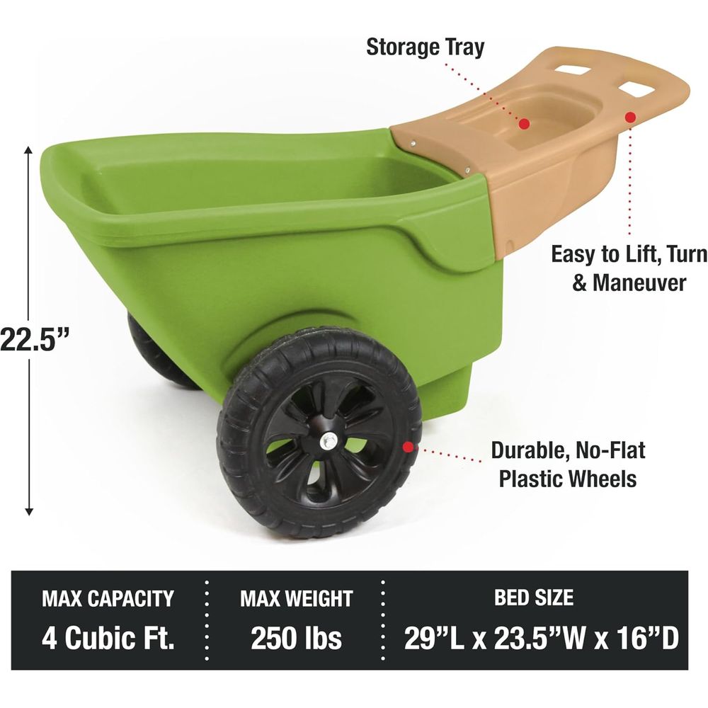 Durable Wheelbarrow with Garde - Gardening Tools Made In Usa ulasan dan harga