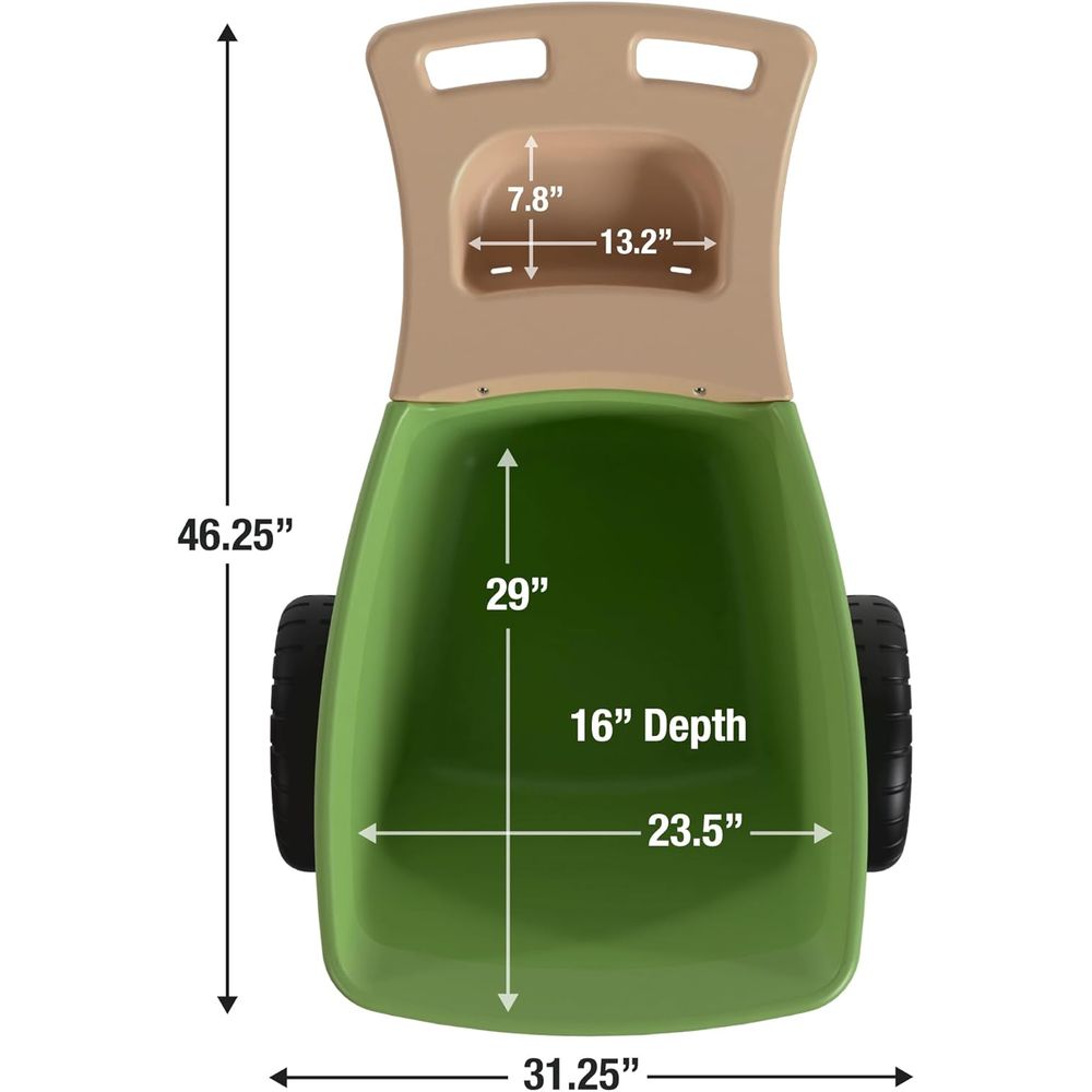 Durable Wheelbarrow with Garde - Gardening Tools Made In Usa ulasan dan harga