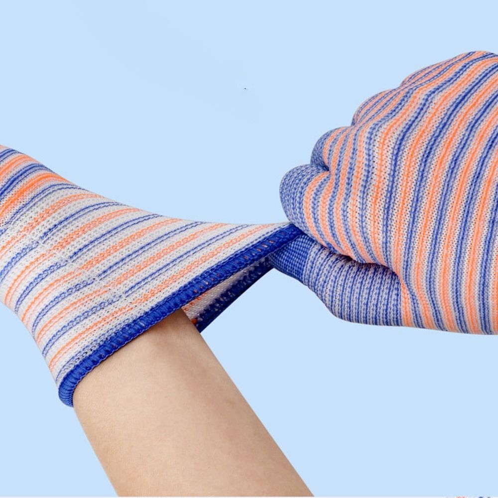 2/3/5 Pairs of PU Coated Zebra - Gardening Tools Gloves ulasan dan harga