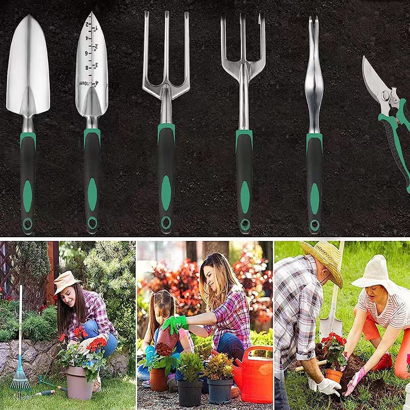 11 Pcs Garden Tool Set Aluminu - Gardening Tools Gift Set ulasan dan harga