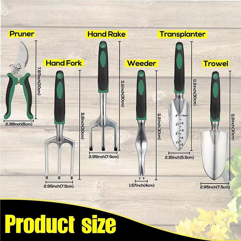 11 Pcs Garden Tool Set Aluminu - Gardening Tools Gift Set ulasan dan harga