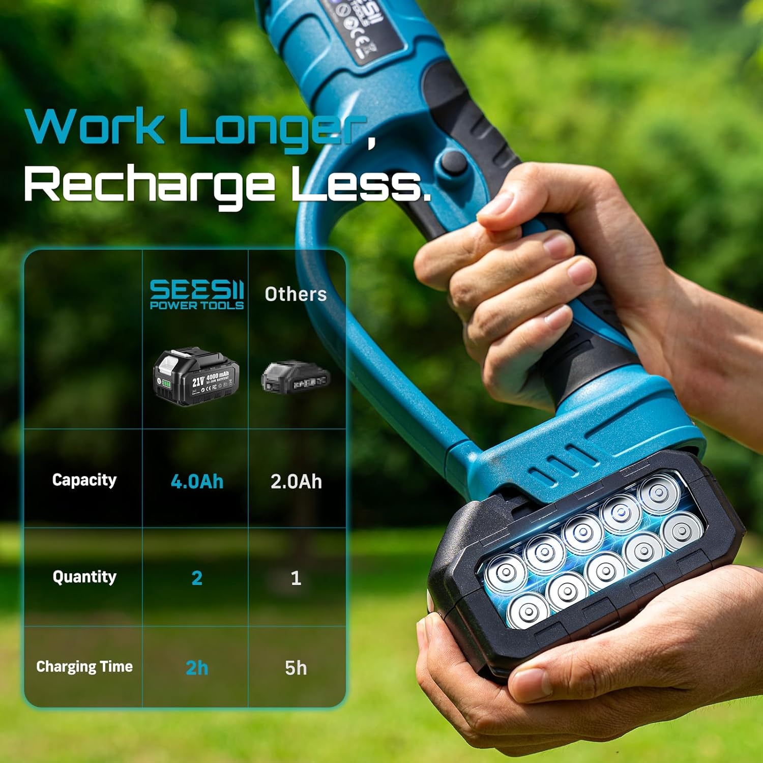 SEESII 2.5m Brushless Telescop - Gardening Tools Scissors ulasan dan harga