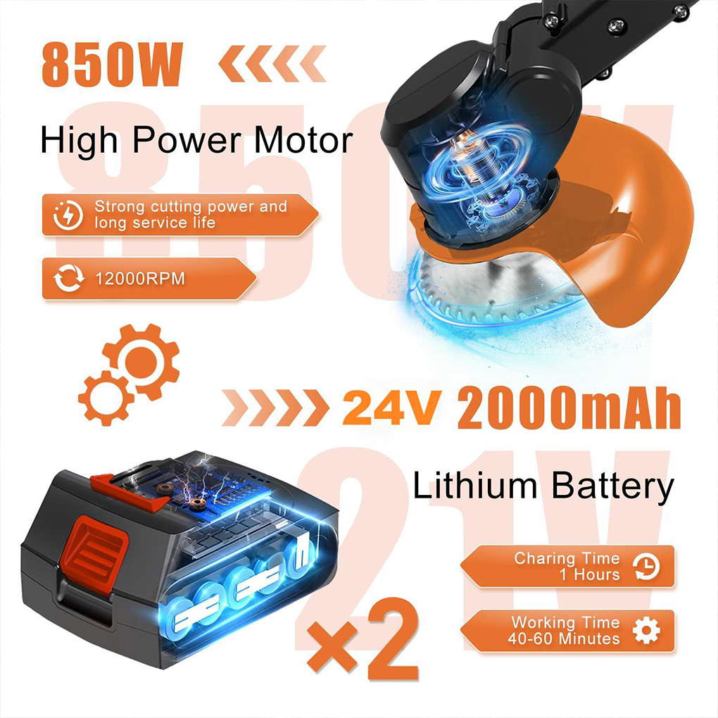 Brushless Electric Lawn Mower  - Gardening Tools Uk ulasan dan harga