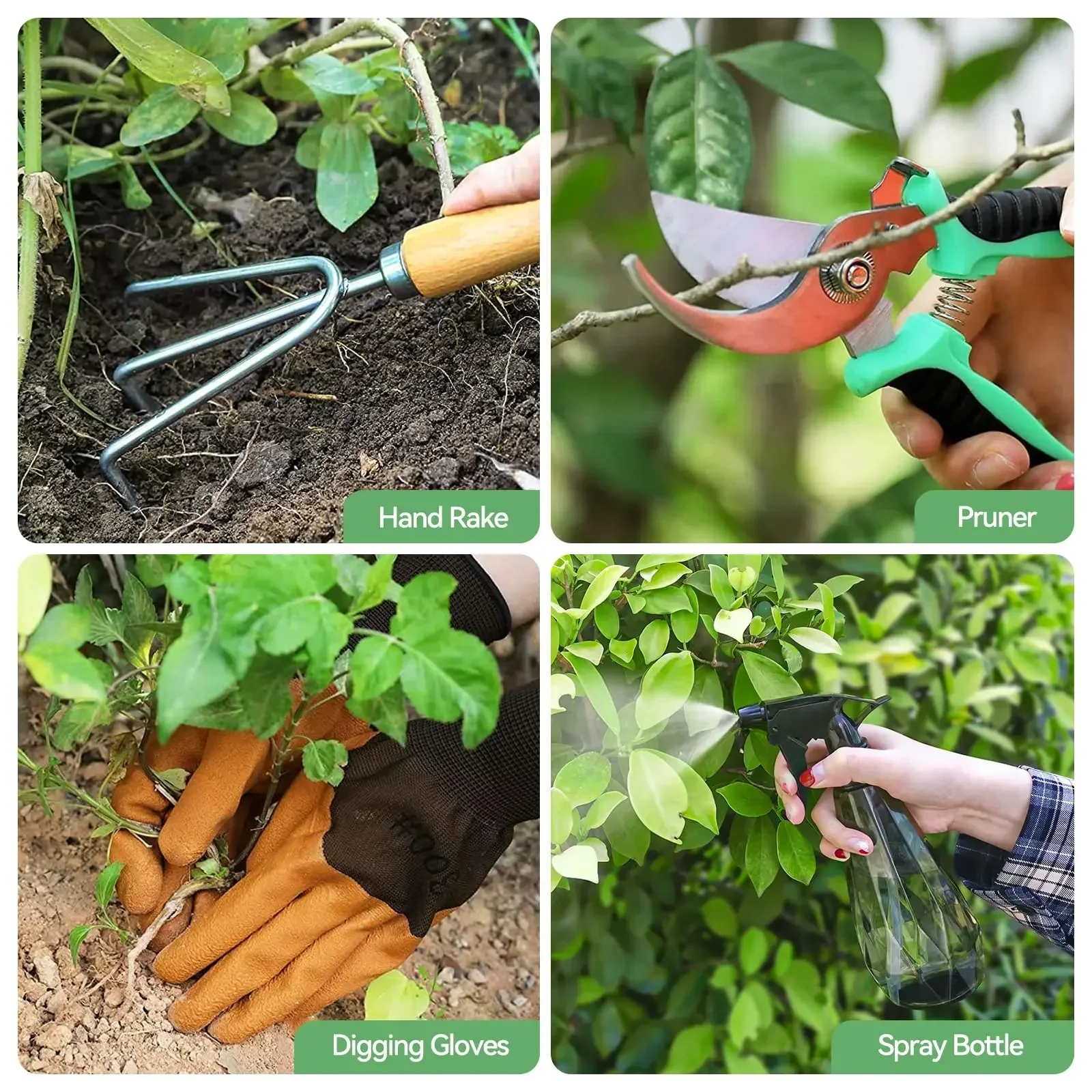 Gardening Tools 9-Piece Heavy  - Gardening Tools Gloves ulasan dan harga