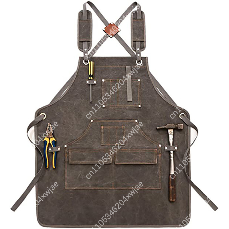 Heavy Duty Canvas Apron With C - Gardening Tools Logo ulasan dan harga