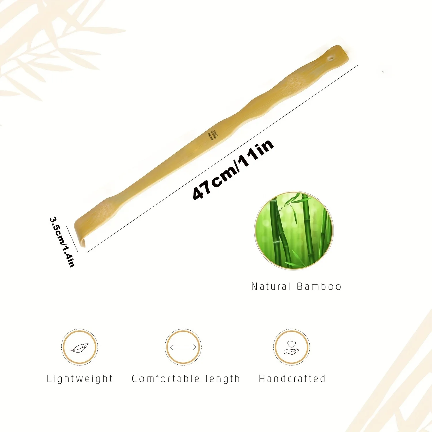 Bamboo Back Scratcher – Natura - Gardening Tools Long Handle ulasan dan harga