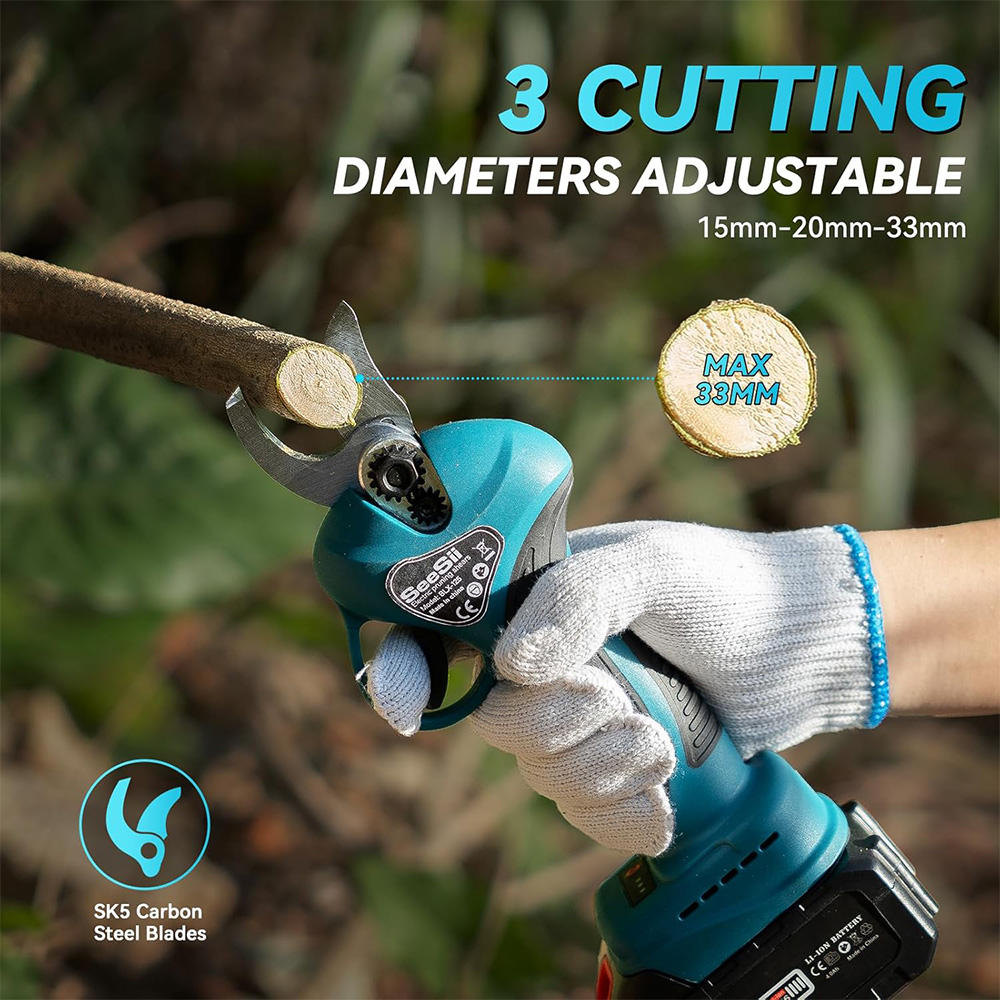 Seesii 3-in-1 Brushless Telesc - Gardening Tools Scissors ulasan dan harga