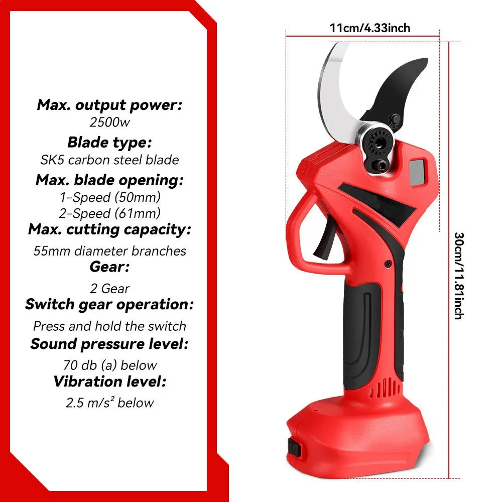 55mm Brushless Electric Scisso - Gardening Tools Scissors ulasan dan harga