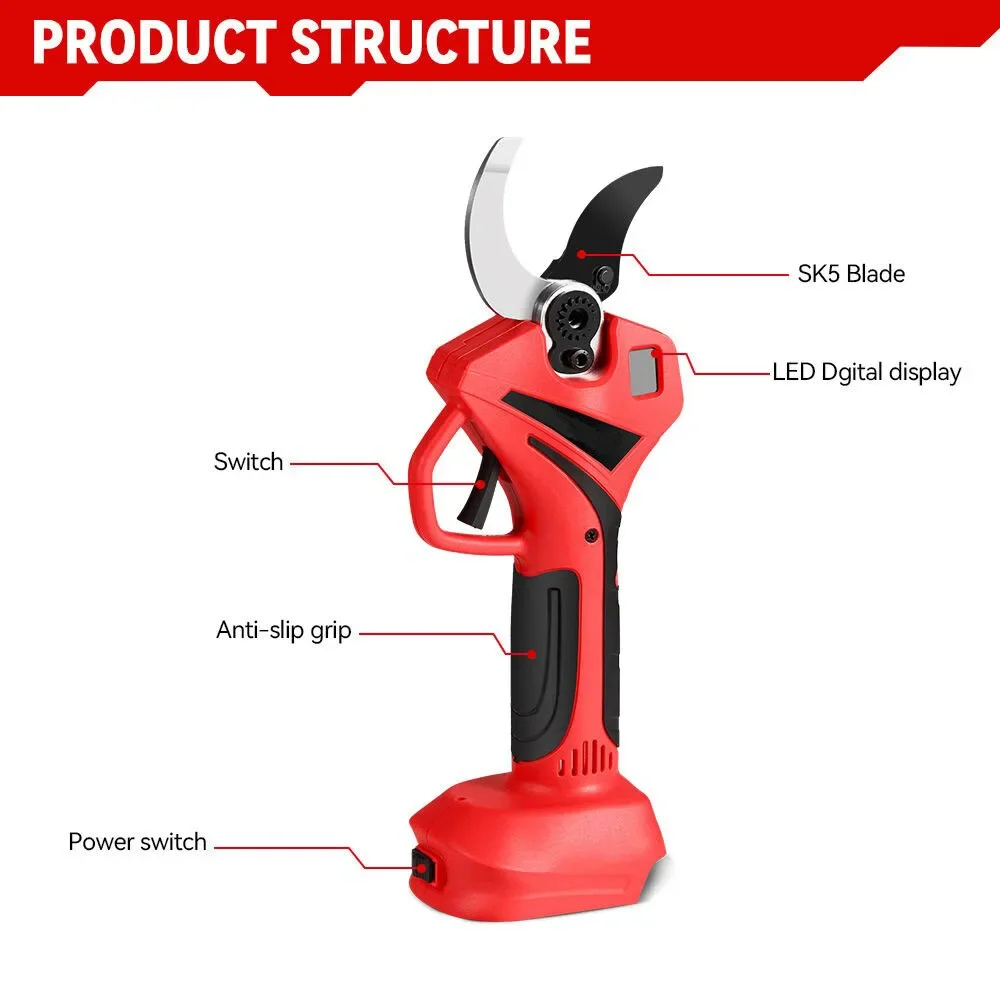 55mm Brushless Electric Scisso - Gardening Tools Scissors ulasan dan harga