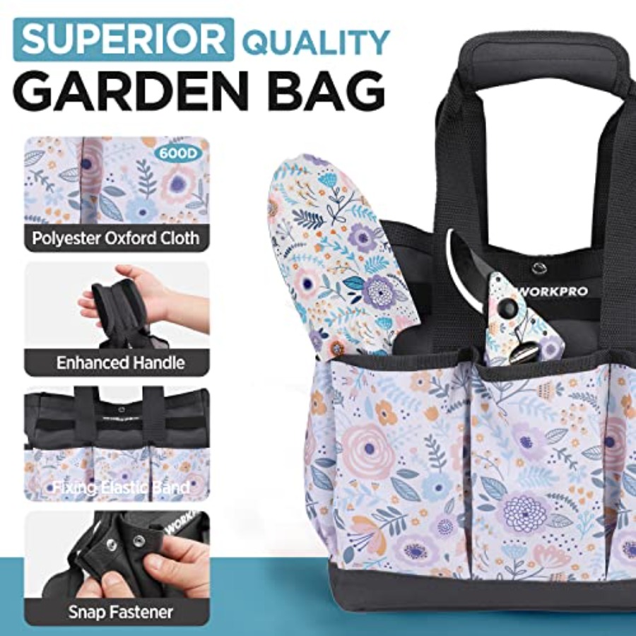 5PCS Garden Tool Set, Aluminum - Gardening Tools Gift Set ulasan dan harga