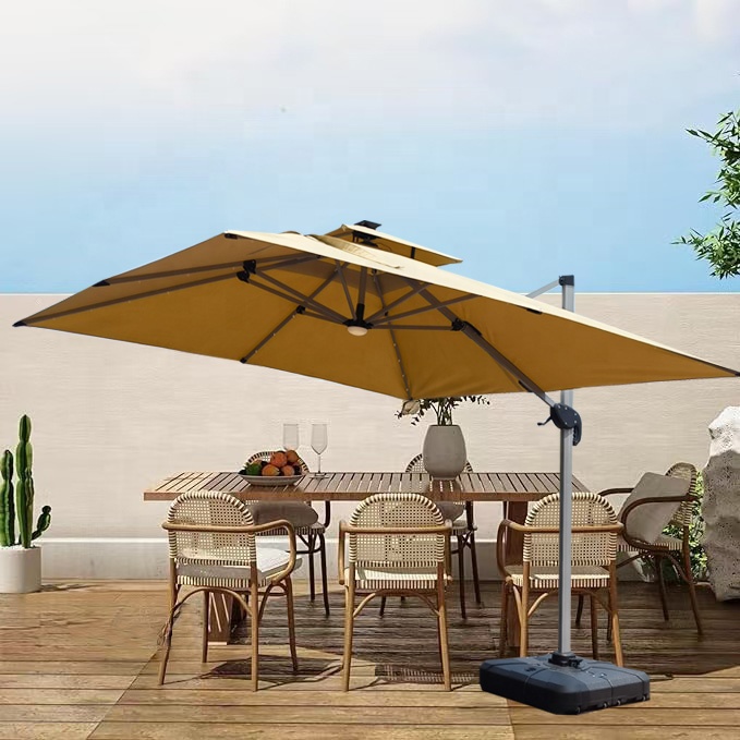 L  Big Size Cantilever Parasol - Gardening Tools Logo ulasan dan harga